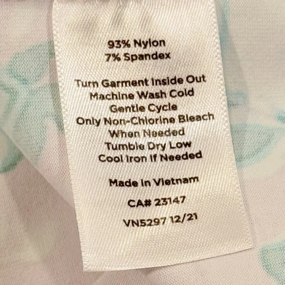 Talbots Effortless Womens Sz L Purple Floral Performance Stretch Dress Golf - Picture 9 of 9